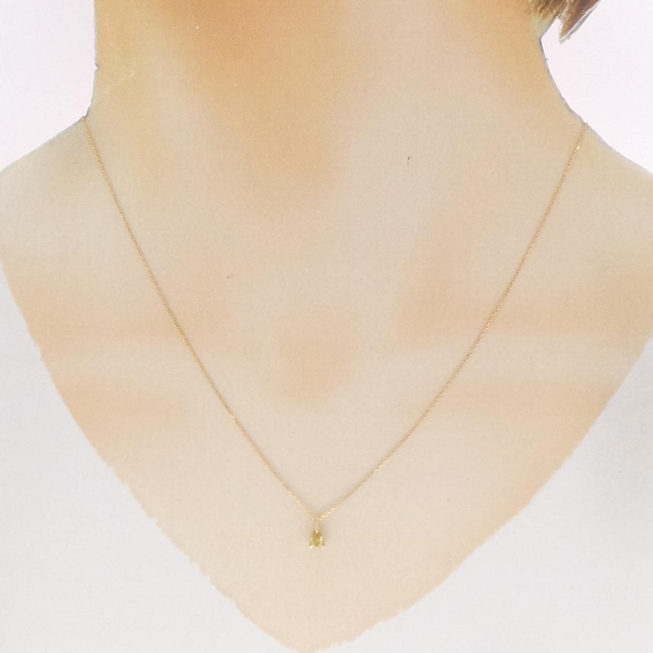 K18YG ダイヤモンド ネックレス 0.18CT