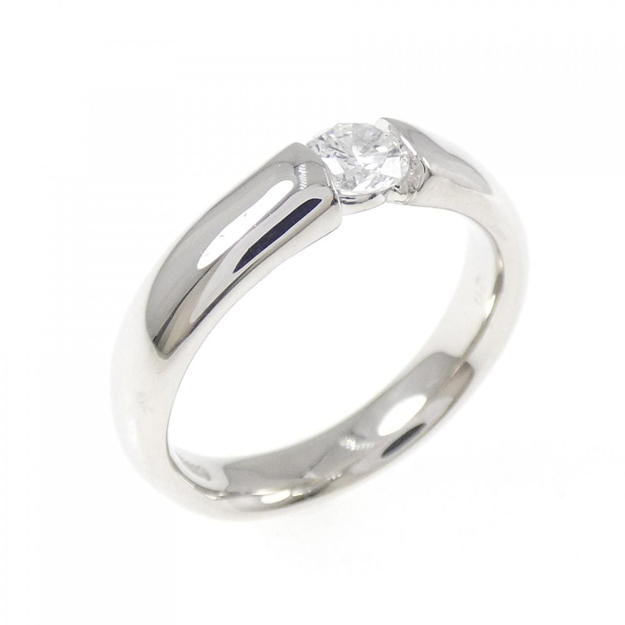 PT900 ソリティア ダイヤモンド リング 0.30CT