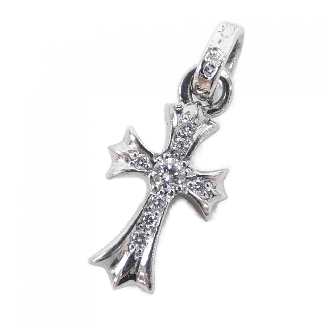 クロムハーツ CHROME HEARTS CH CROSS BABY FAT PAVE DMND SNGL SIDE 202033722WHGXXX036 ペンダント