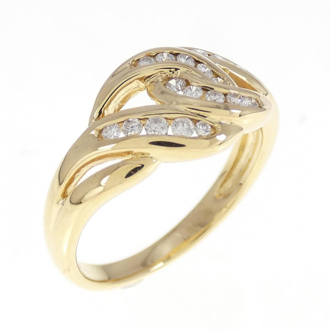 K18YG ダイヤモンド リング 0.24CT