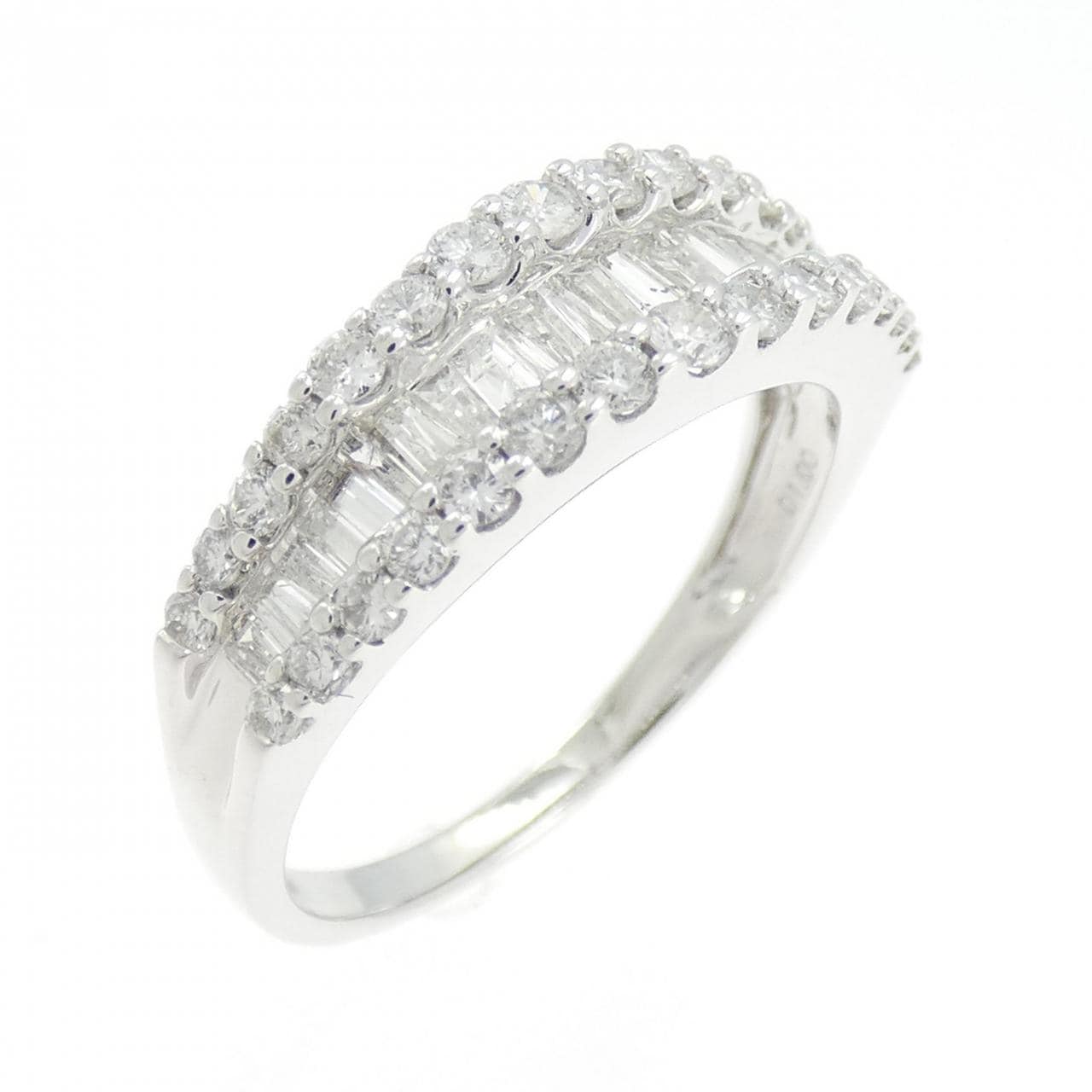 K18WG ダイヤモンド リング 1.00CT