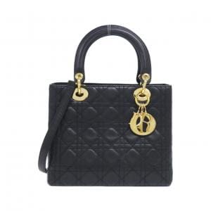 【ヴィンテージ】クリスチャンディオール レディ ディオール ミディアム CAL44550 バッグ