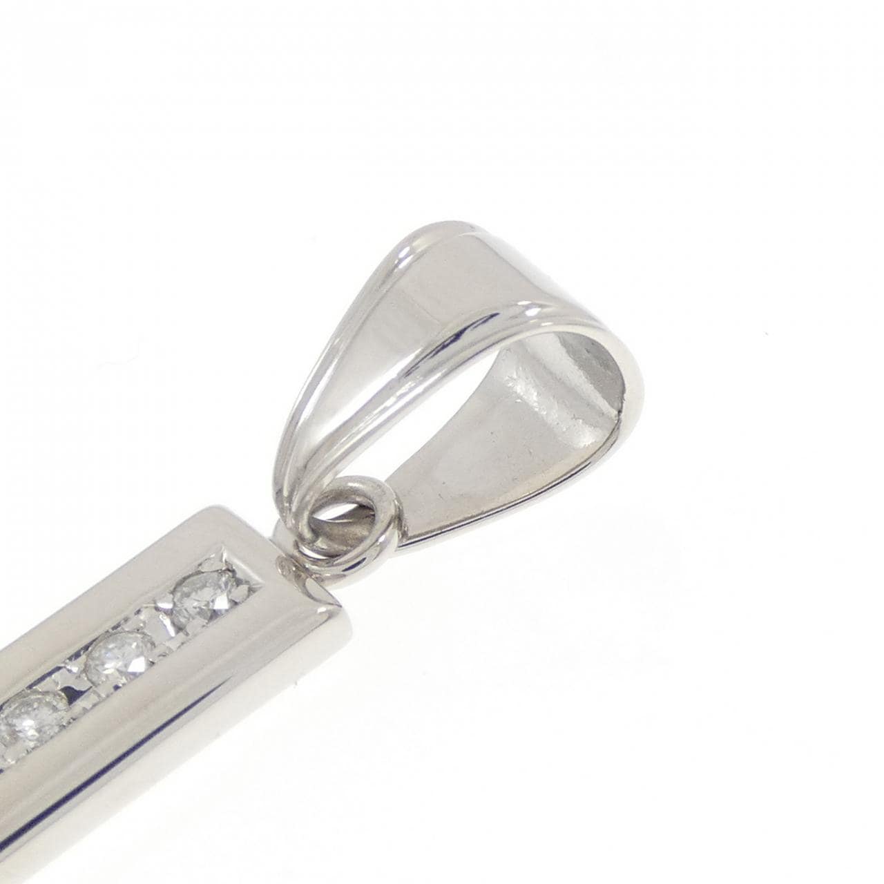 PT900 クロス ダイヤモンド ペンダント 1.06CT