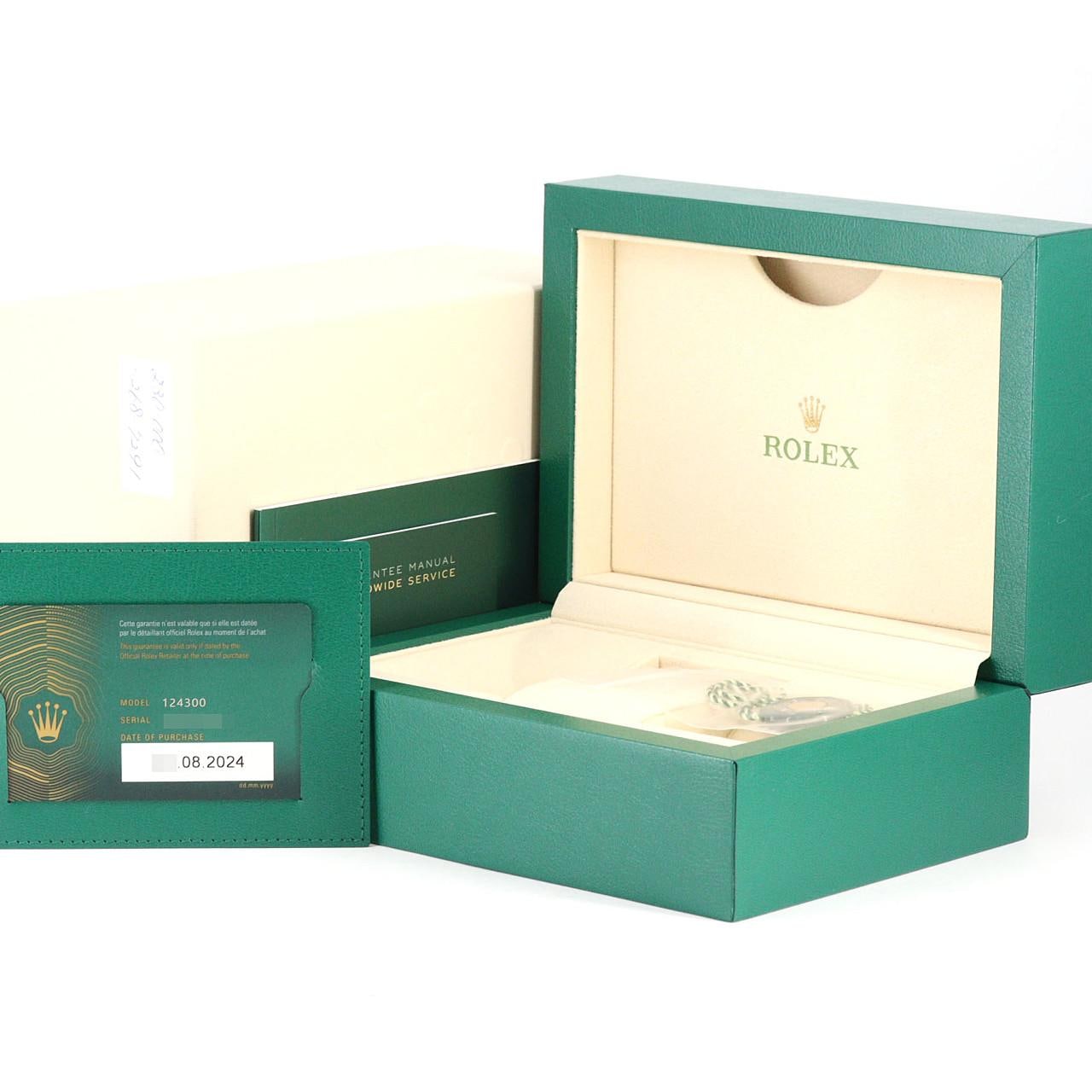 ロレックス オイスターパーペチュアル 124300 SS 自動巻 ランダム番