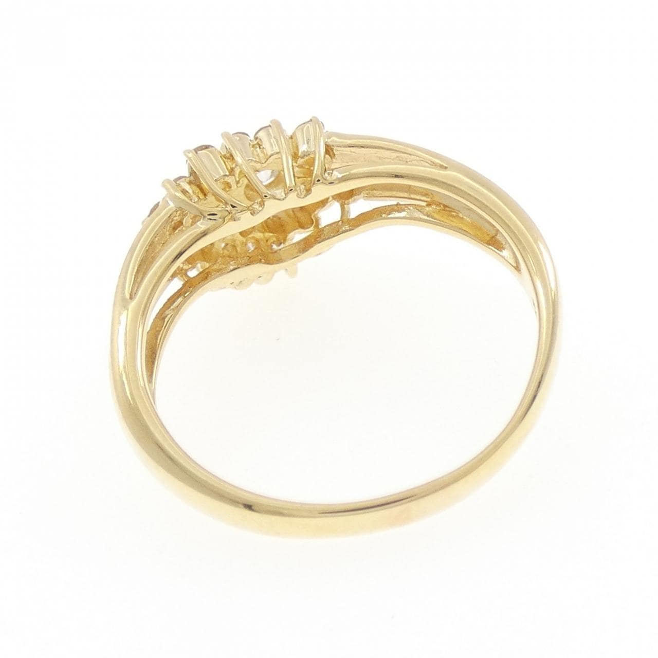 K18YG ダイヤモンド リング 0.48CT