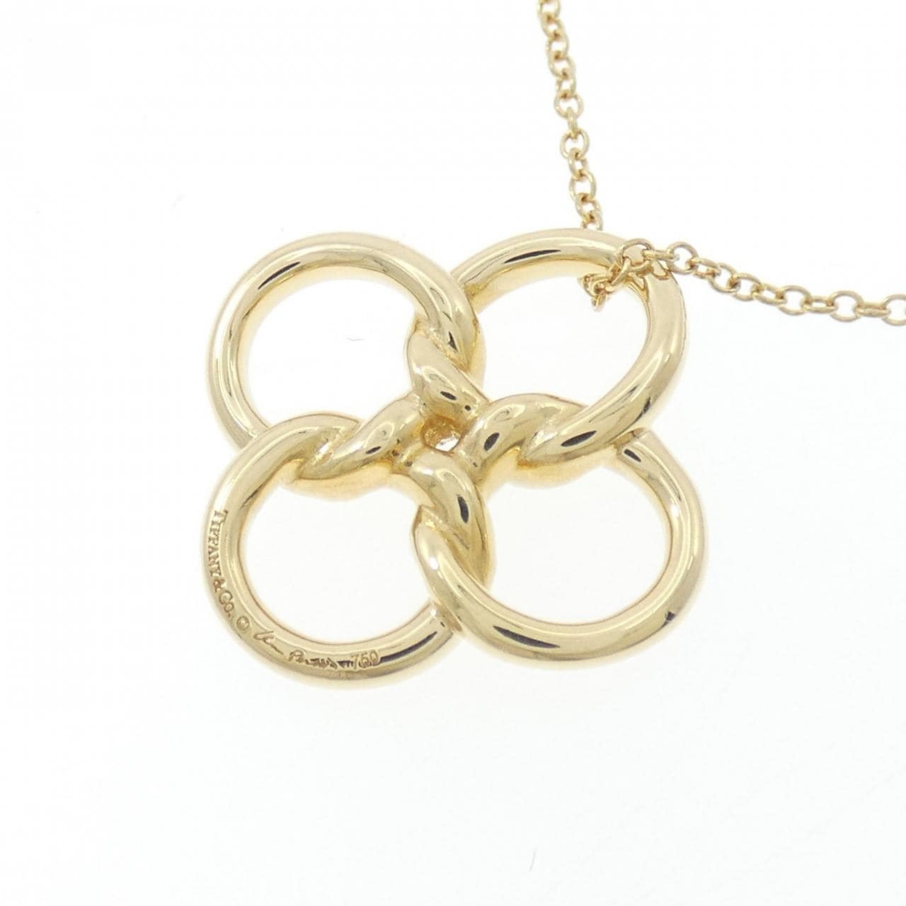 ティファニー クアドロフォリオ スモール ネックレス