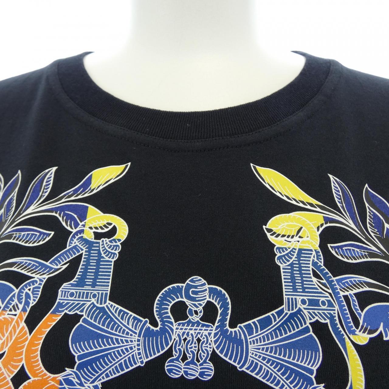 エルメス HERMES DELLA CAVALLERIA 4E4629DA カルトゥッシュ Tシャツ