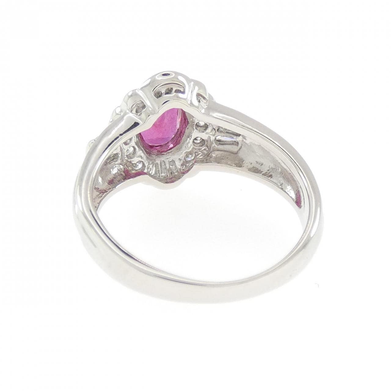 PT900 ルビー リング 0.69CT