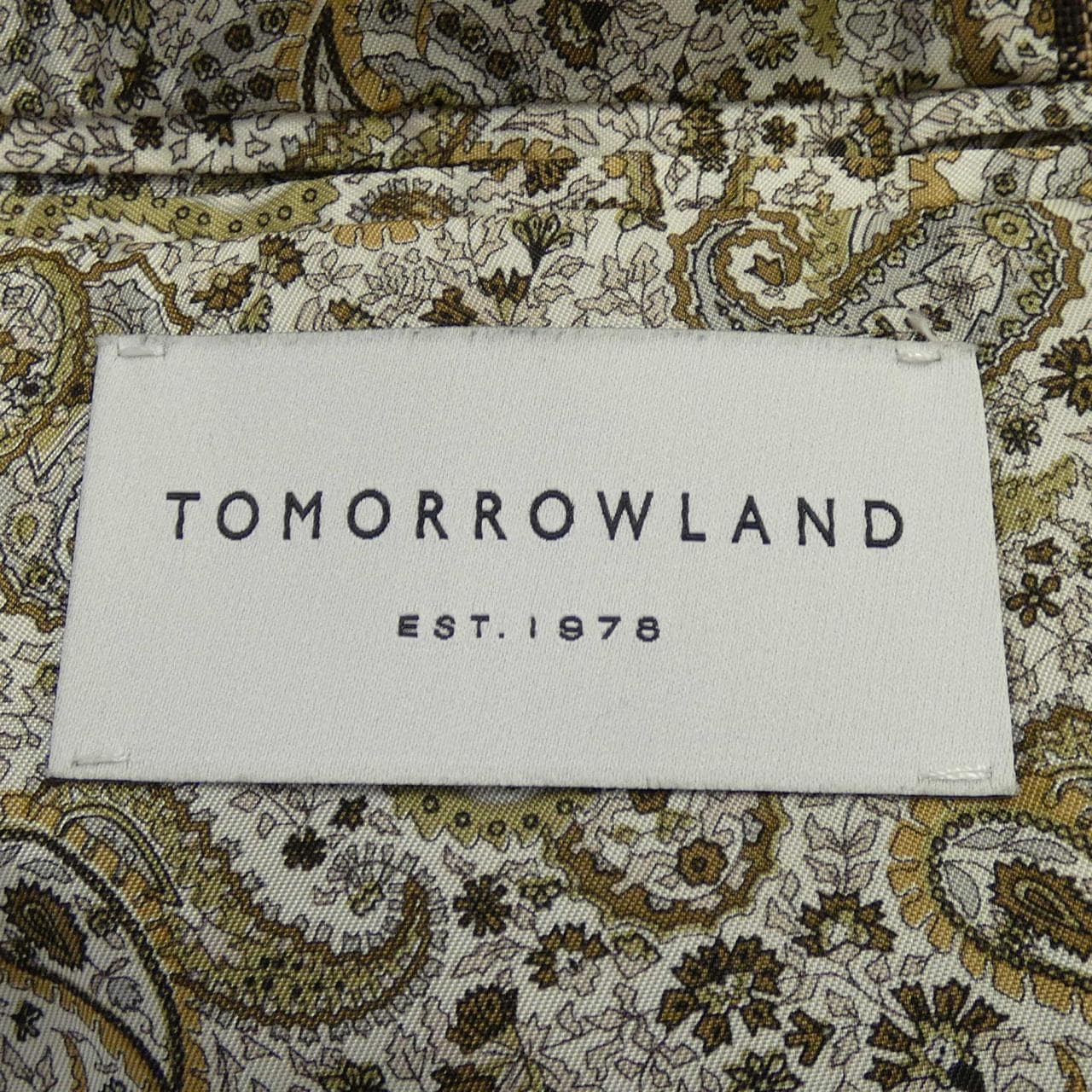 トゥモローランド TOMORROW LAND ジャケット