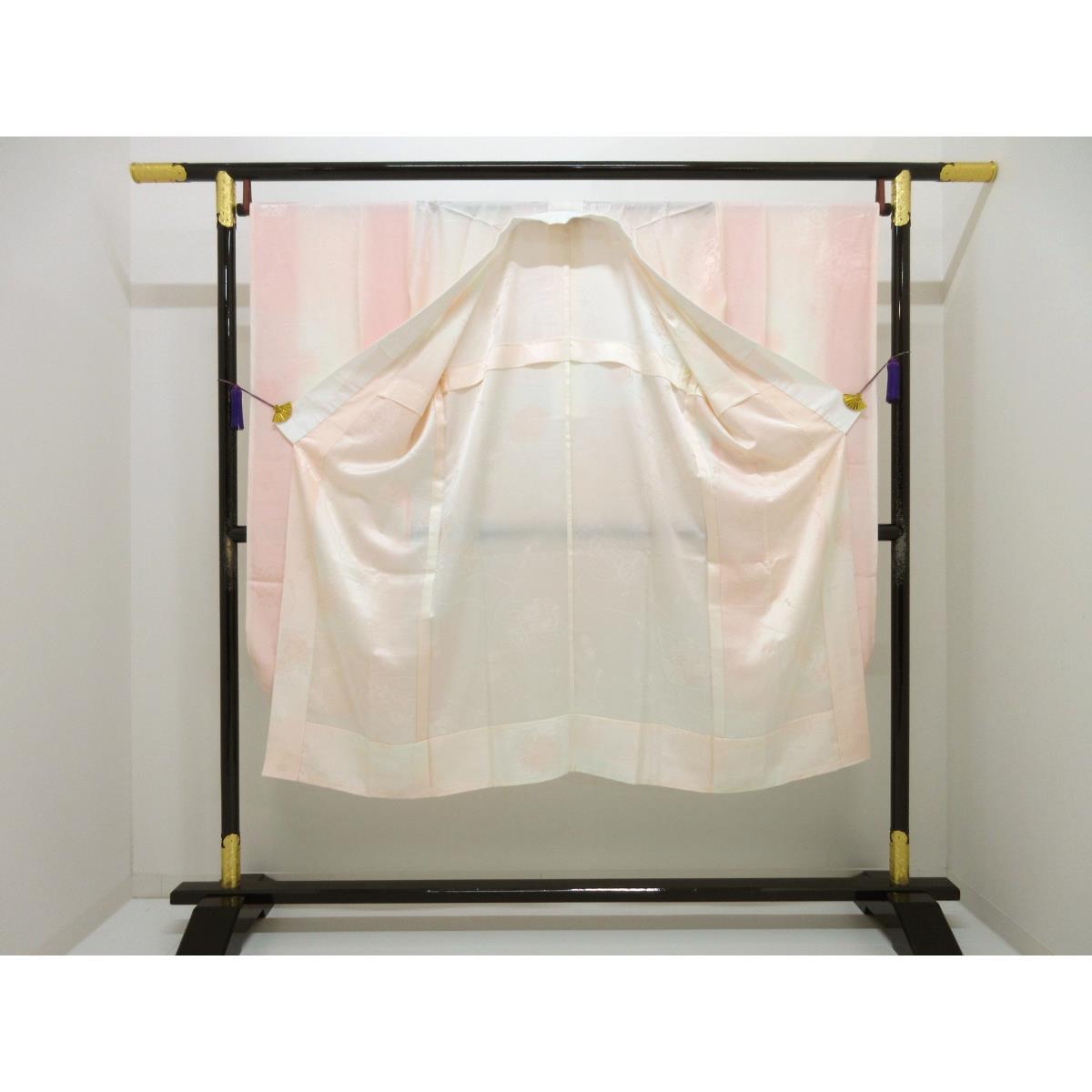 長襦袢　振袖　ボカシ染