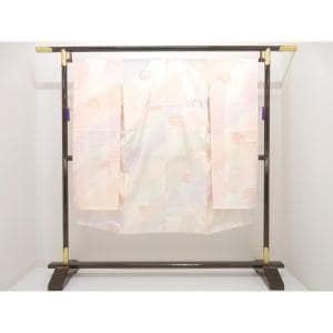 長襦袢　振袖　友禅加工ボカシ染