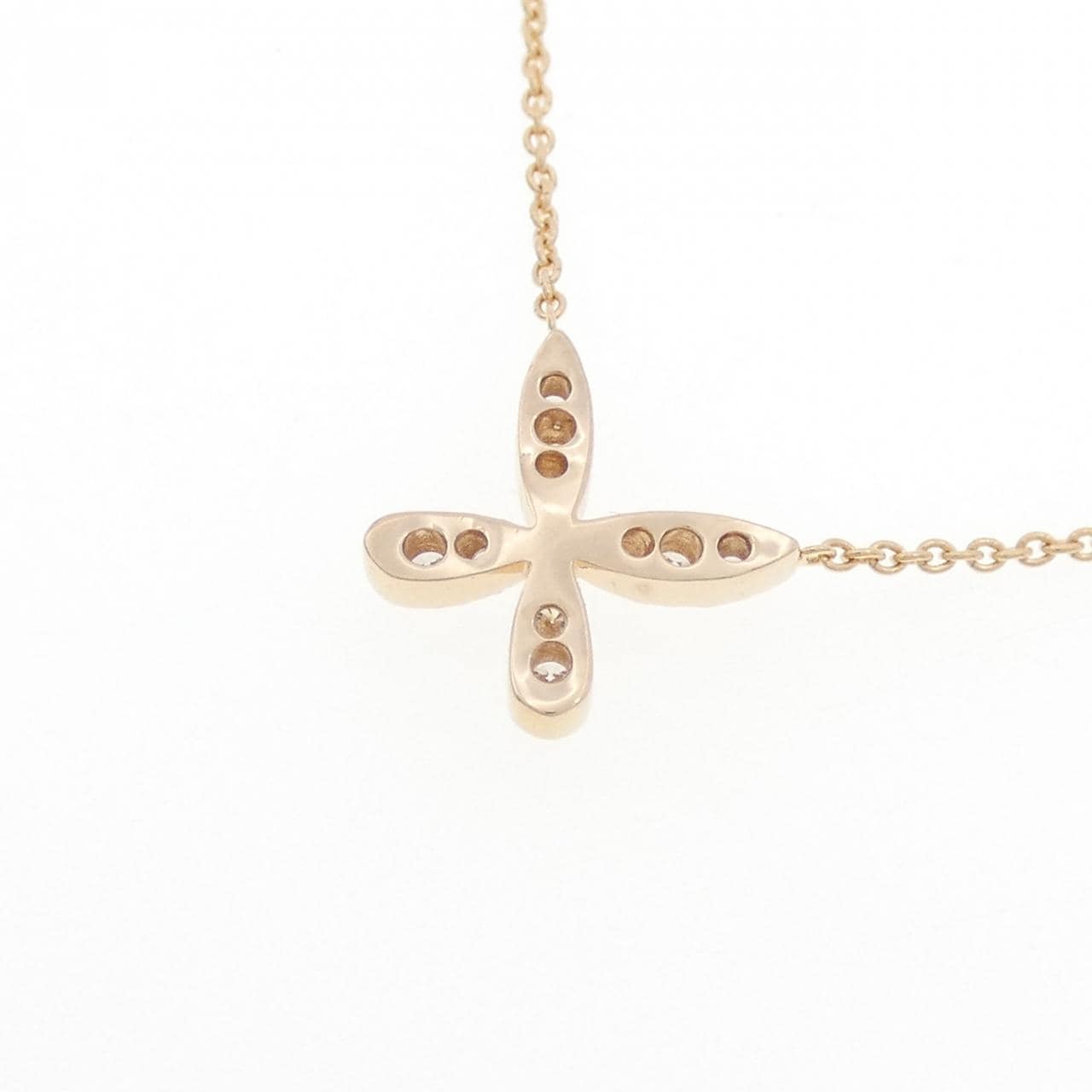 K18PG ダイヤモンド ネックレス 0.11CT