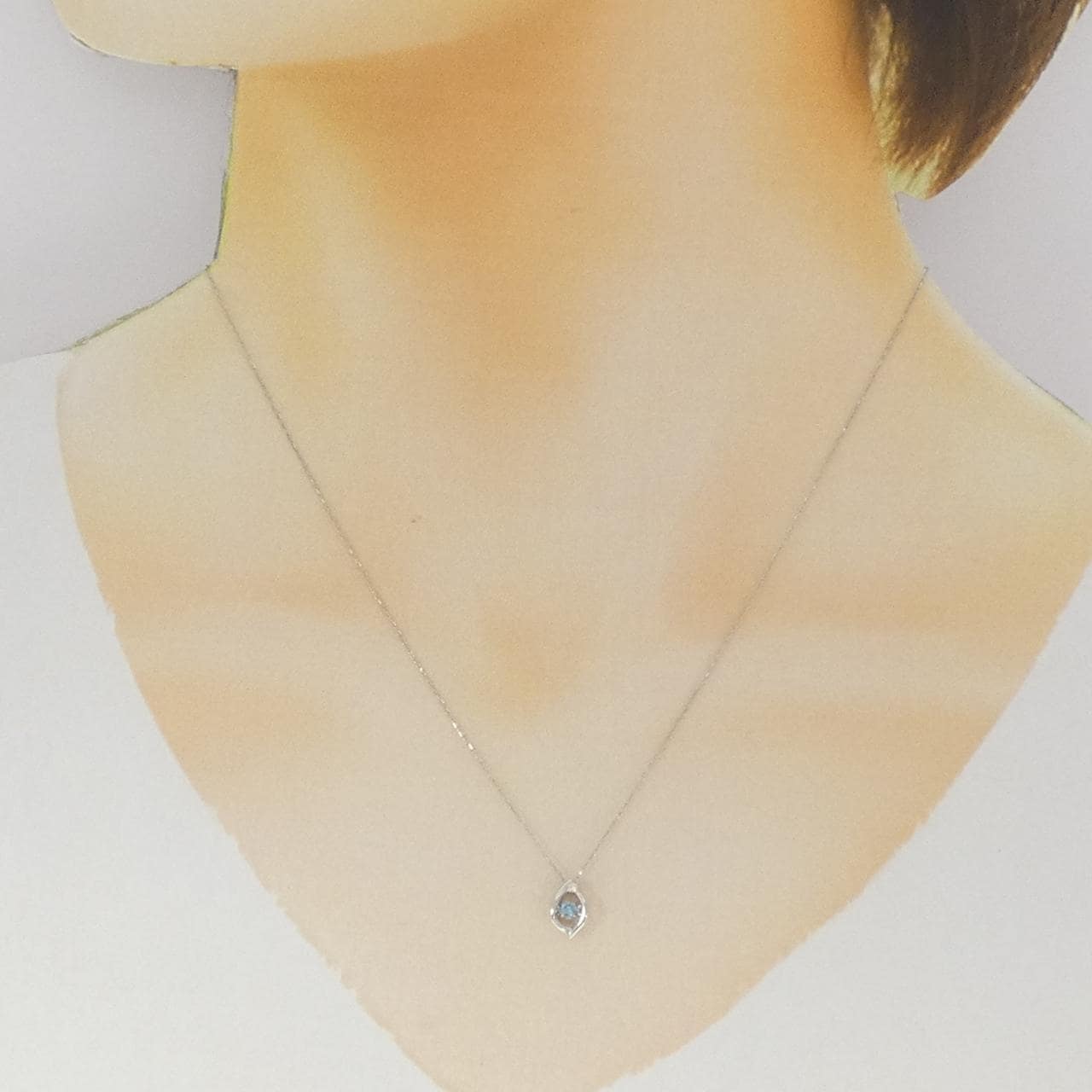 PT900/PT850 ダイヤモンド ネックレス 0.05CT