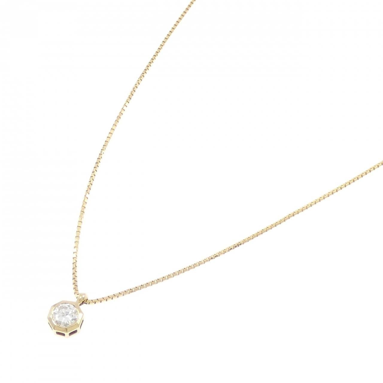 K18YG ダイヤモンド ネックレス 0.32CT