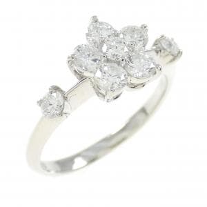 PT フラワー ダイヤモンド リング 0.70CT