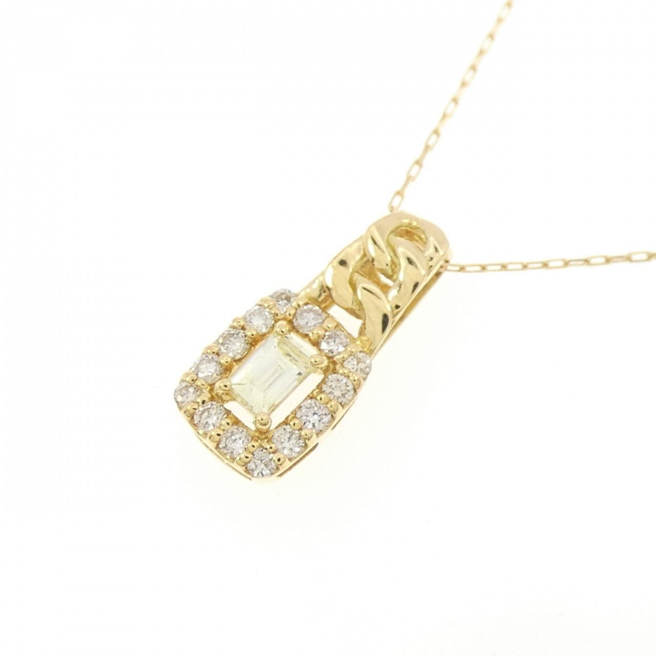 【新品】K18YG ダイヤモンド ネックレス 0.15CT