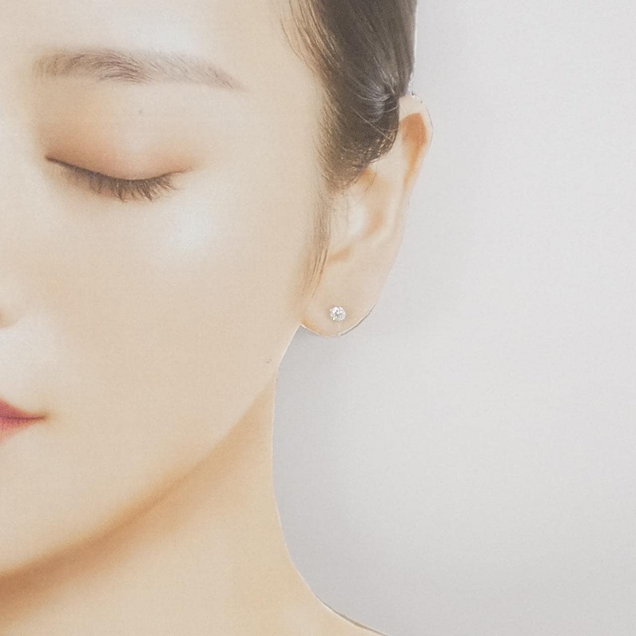 【リメイク】K18YG/ST ダイヤモンド ピアス 0.250CT 0.259CT G VS1-2 EXT H&C