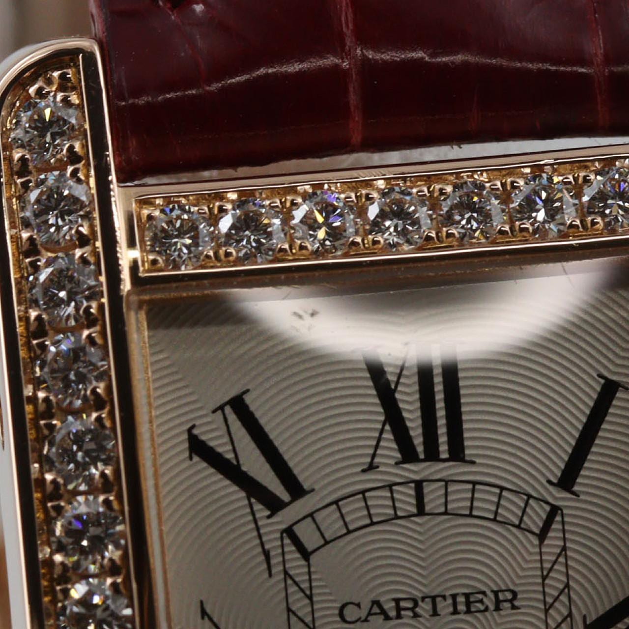 カルティエ タンクアメリカンSM PG/D WJTA0002 PG･RG クォーツ