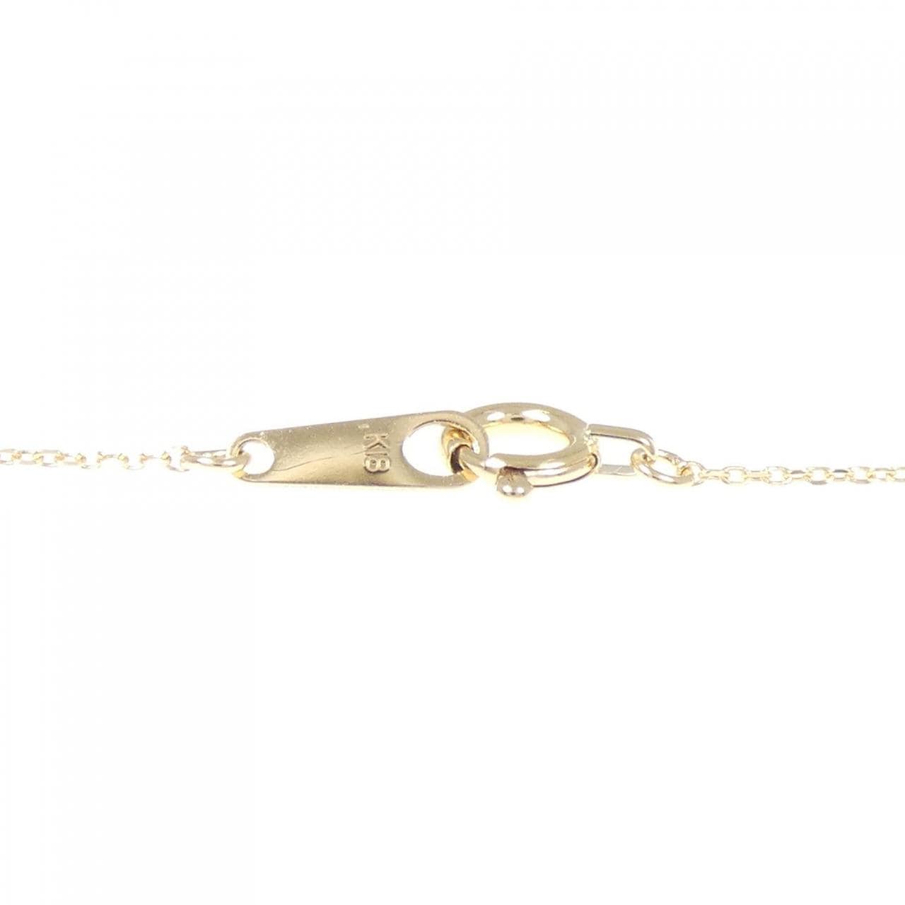 K18YG ダイヤモンド ネックレス 0.30CT