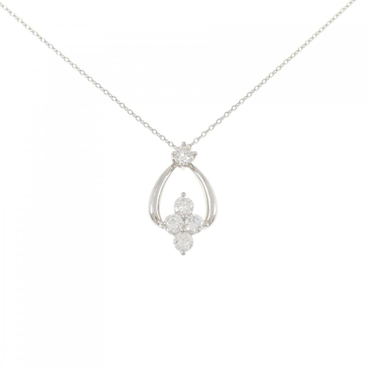 PT900/PT850 ダイヤモンド ネックレス 0.52CT