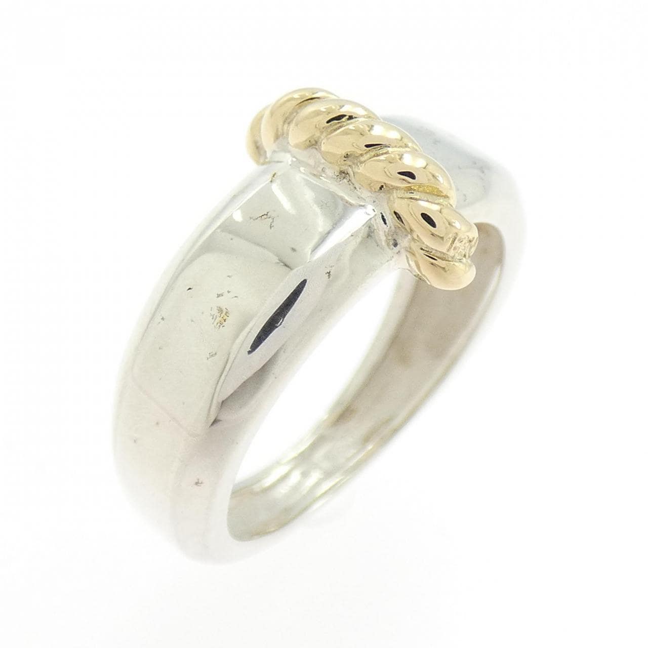 【ヴィンテージ】エルメス ホールマーク/18KYG リング