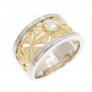 PT900/K18YG ダイヤモンド リング 0.33CT