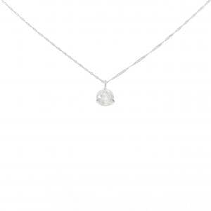 PT900/PT850 ソリティア ダイヤモンド ネックレス 0.720CT