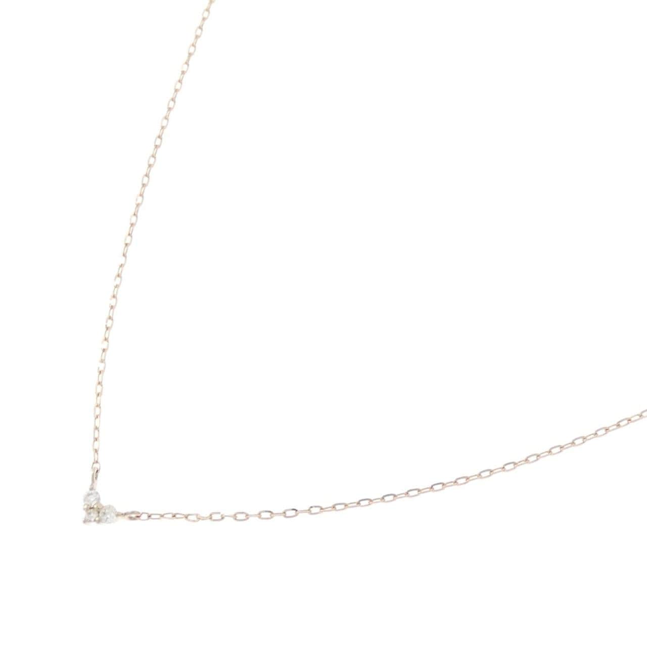 エテ ハート ダイヤモンド ネックレス 0.01CT