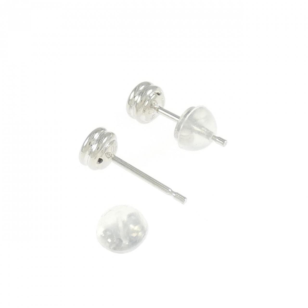 PT900 ダイヤモンド ピアス 0.18CT