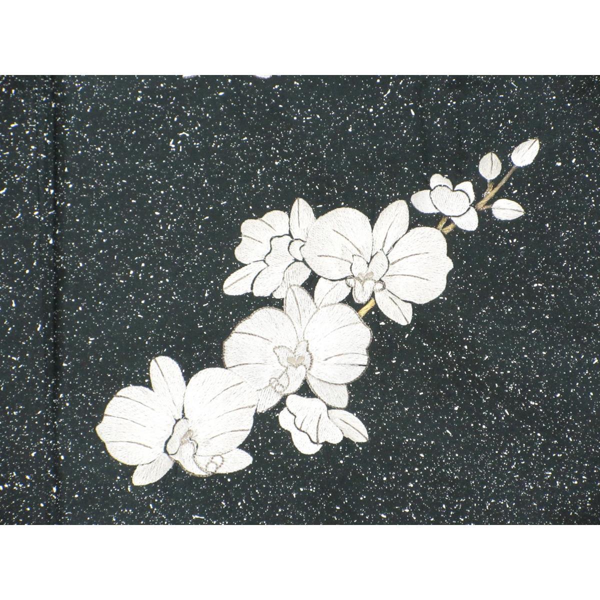 【未使用品】訪問着　染紬　刺繍加工