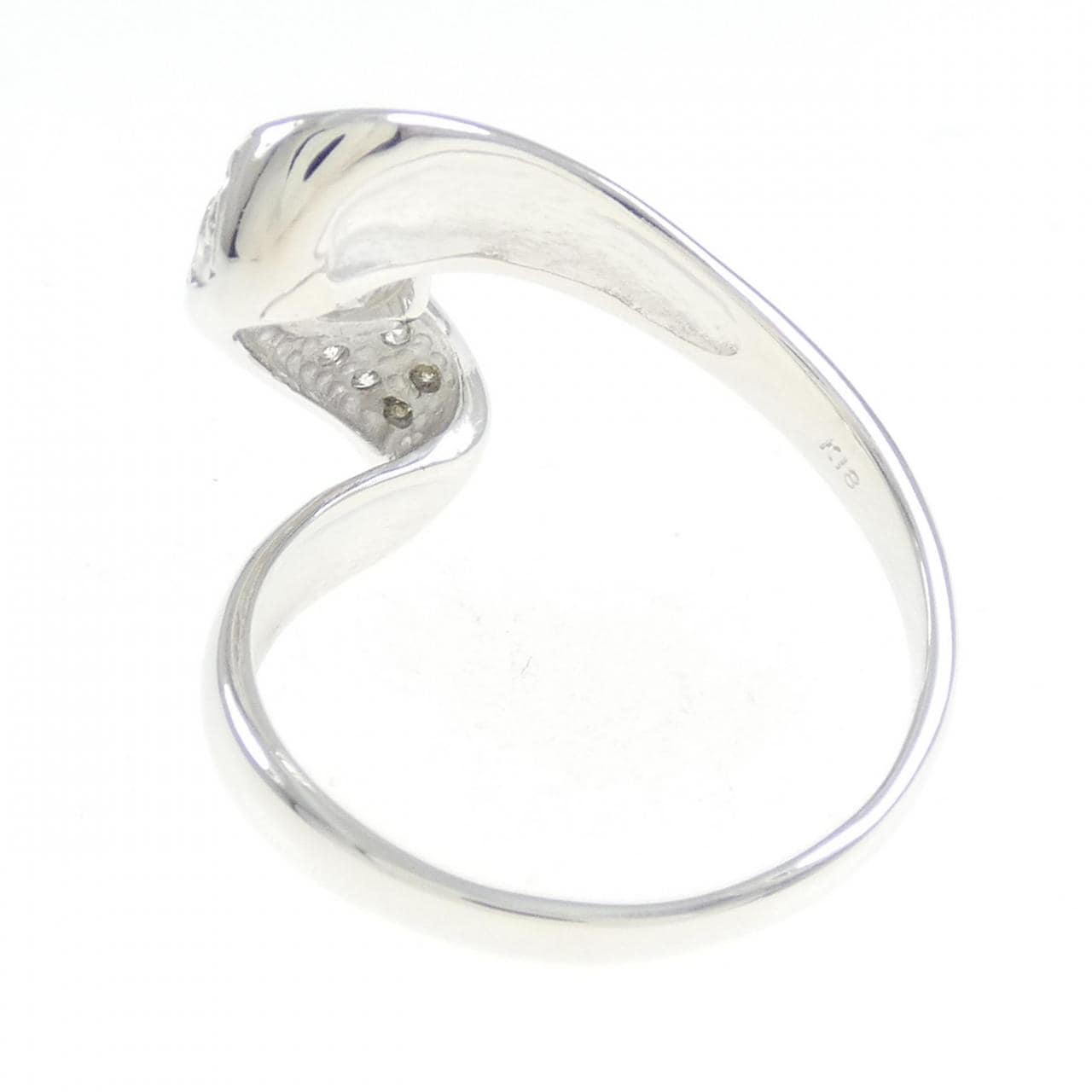 K18WG ダイヤモンド リング 0.50CT