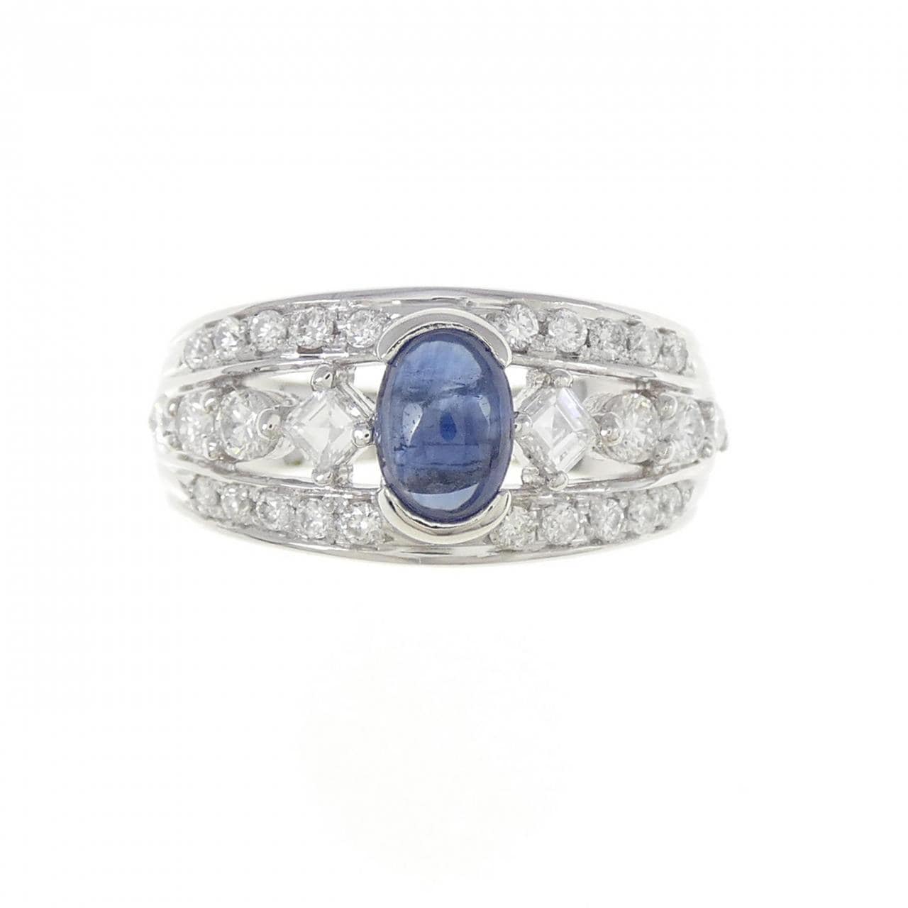 PT900 サファイヤ リング 0.78CT