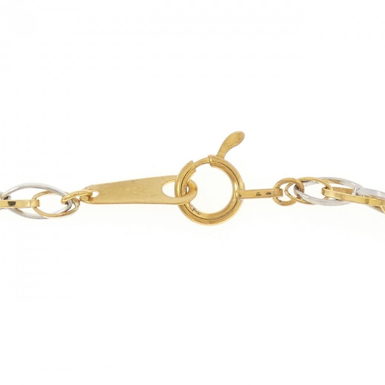 純金/純PT ブレスレット