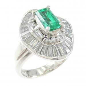 PT900 エメラルド リング 0.98CT