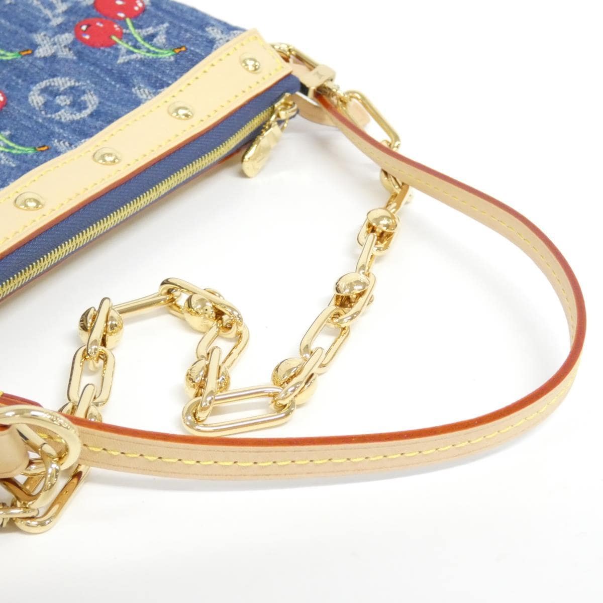 【未使用品】ルイヴィトン　モノグラムチェリーデニム　ポシェット　アクセソワール　アクセサリーポーチ