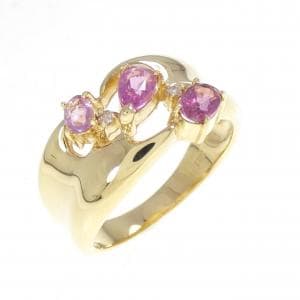 K18YG トルマリン リング