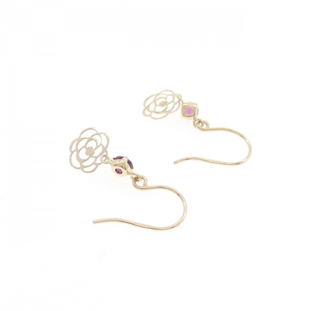 4゜C ガーネット ピアス