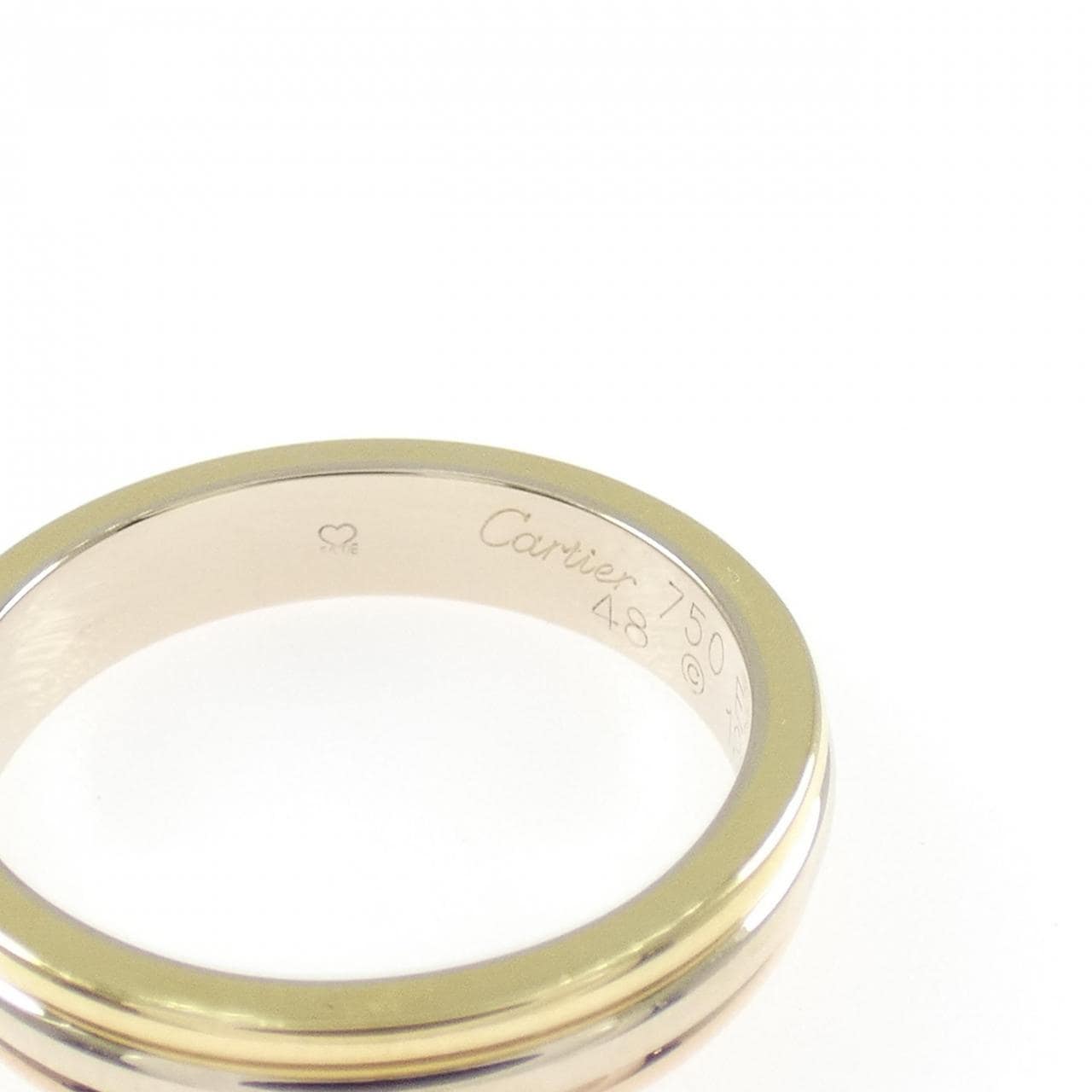 カルティエ スリーゴールドウェディング リング