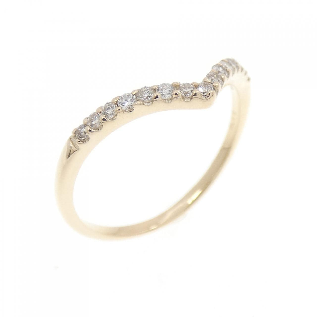 K10YG ダイヤモンド リング 0.10CT