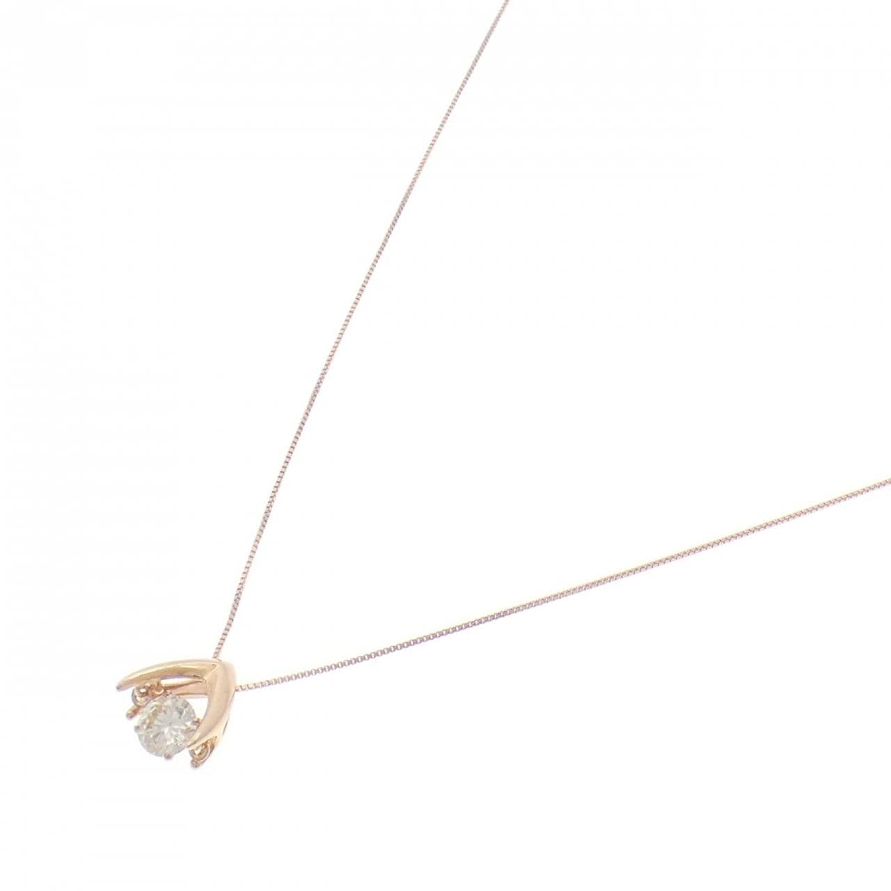 K18PG ダイヤモンド ネックレス 0.29CT