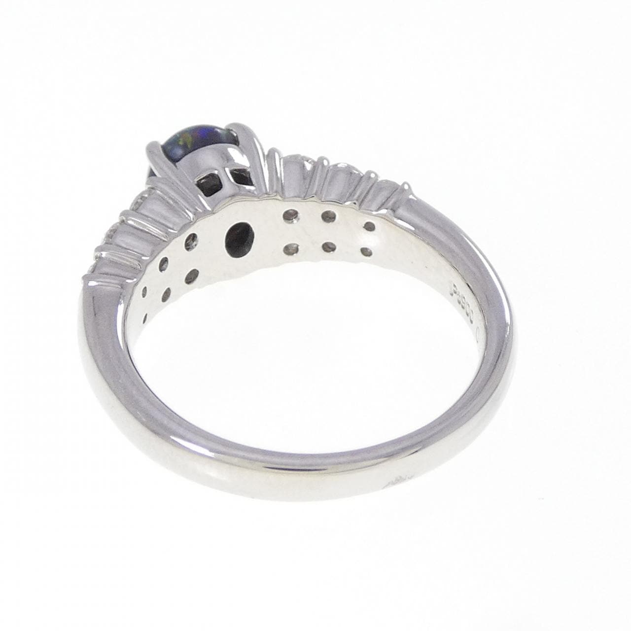 PT900 ブラックオパール リング 0.916CT