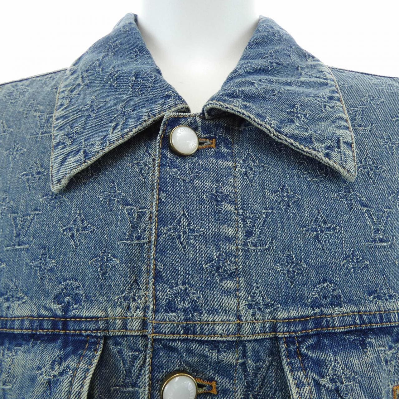 ルイヴィトン LOUIS VUITTON モノグラムジャカードデニムジャケット HRA79WUZD デニムジャケット