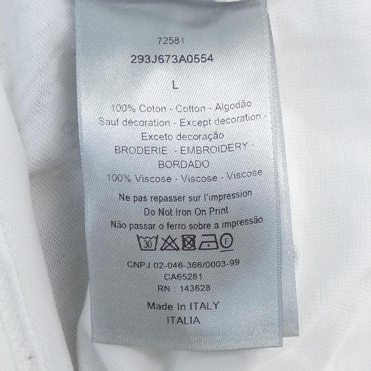 ディオール DIOR ジャック･ケルアック　JACK KEROUAC 293J673A0554 Tシャツ