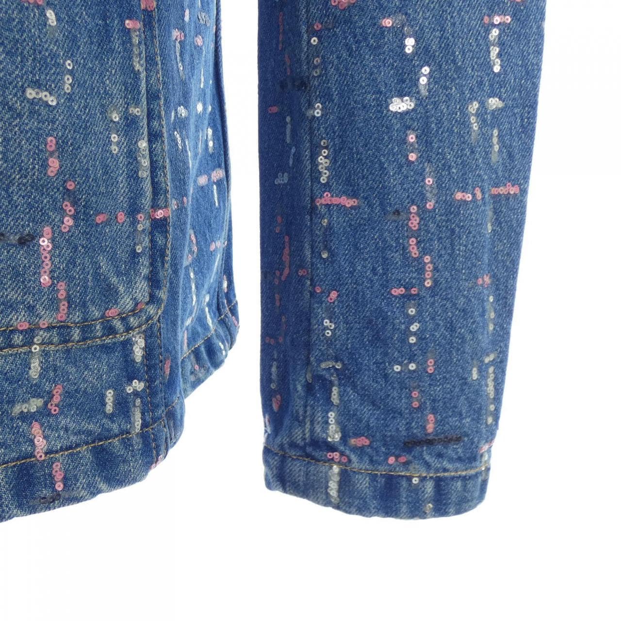 シャネル CHANEL METIERS D’ART LOOK 38 P75259V66855 23A デニムジャケット