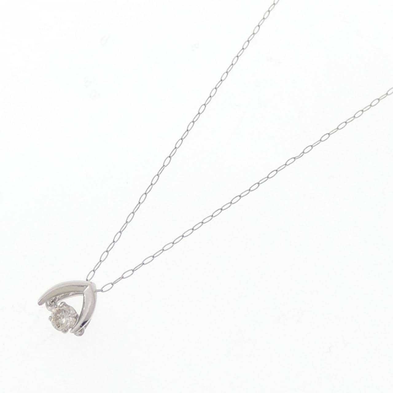 PT ダイヤモンド ネックレス 0.10CT