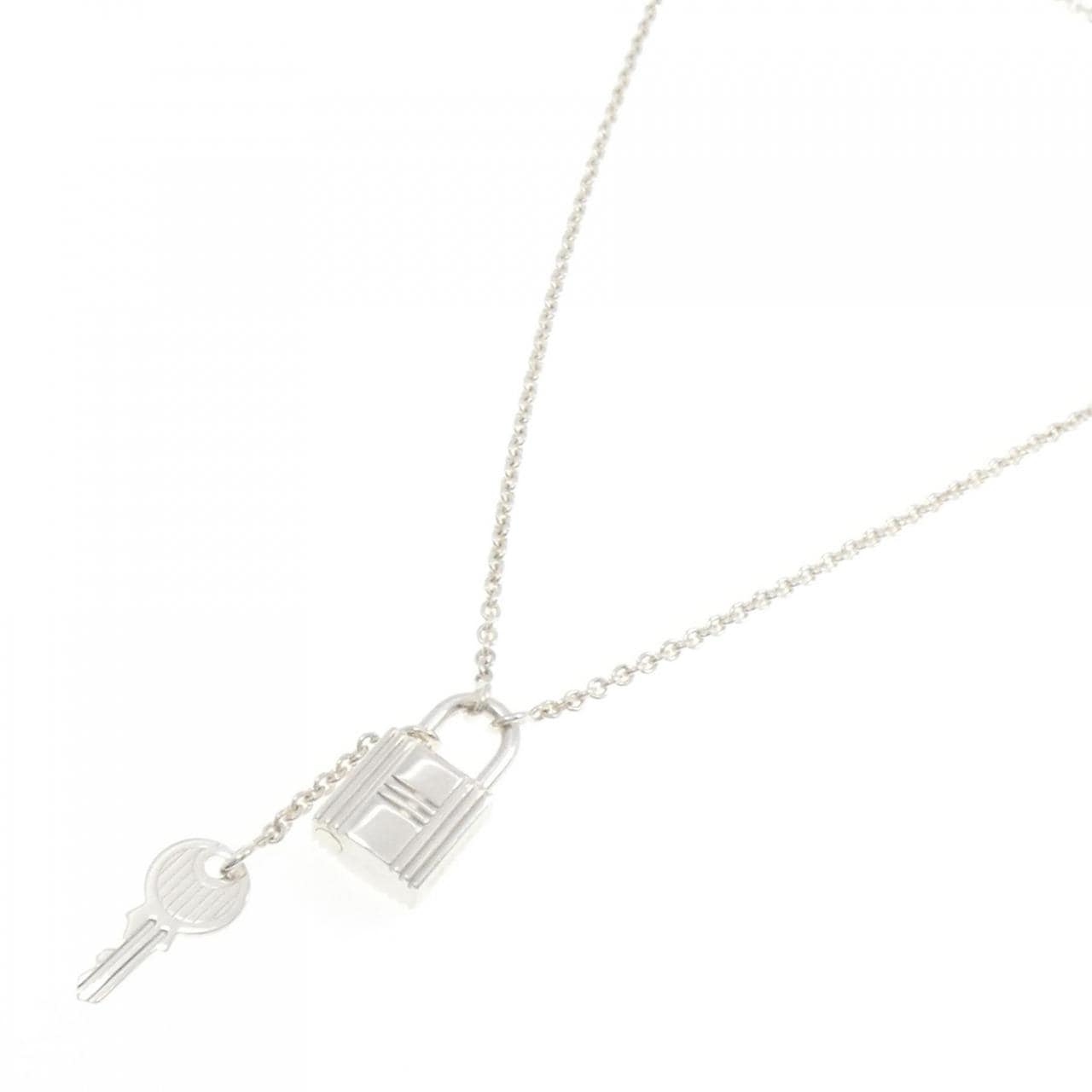 HERMES 925 Padlock x Key Necklace