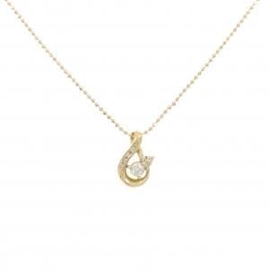 K18YG/750YG ダイヤモンド ネックレス 0.15CT