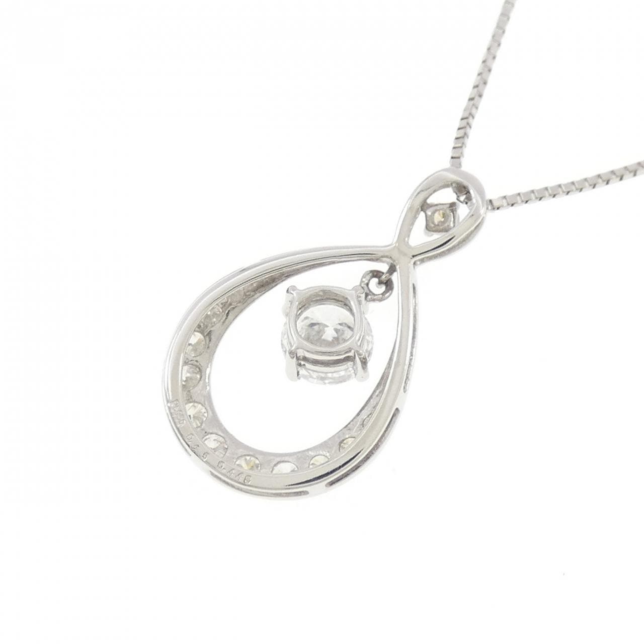 PT950/PT850 ダイヤモンド ネックレス 0.448CT