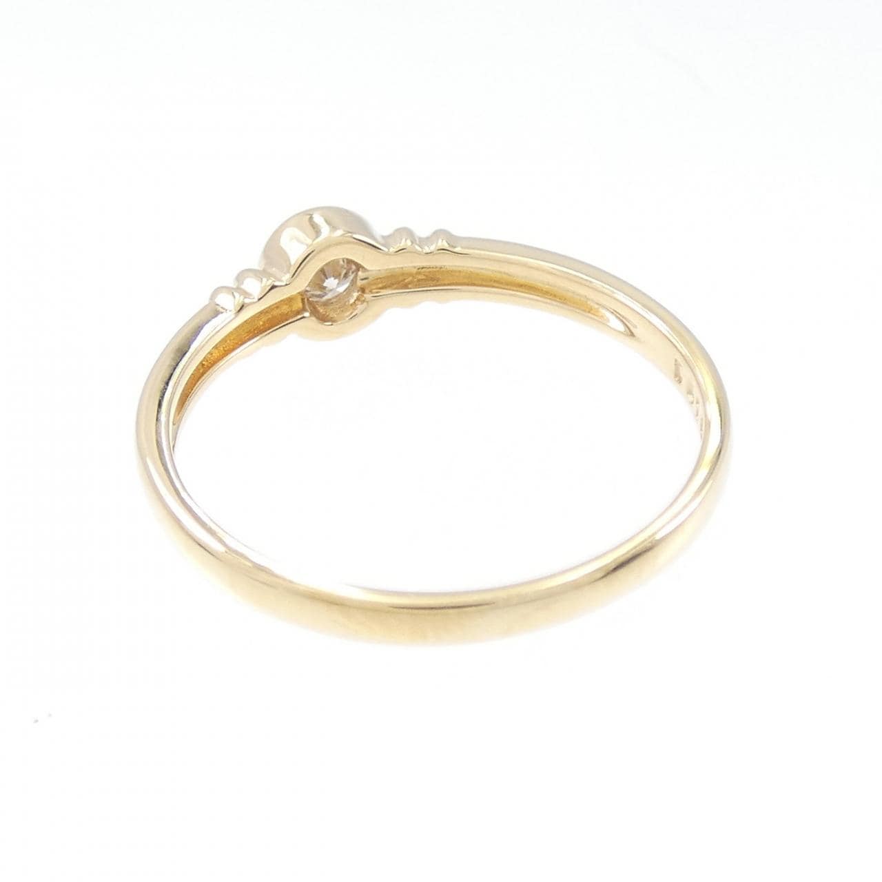 K18YG ダイヤモンド リング 0.10CT