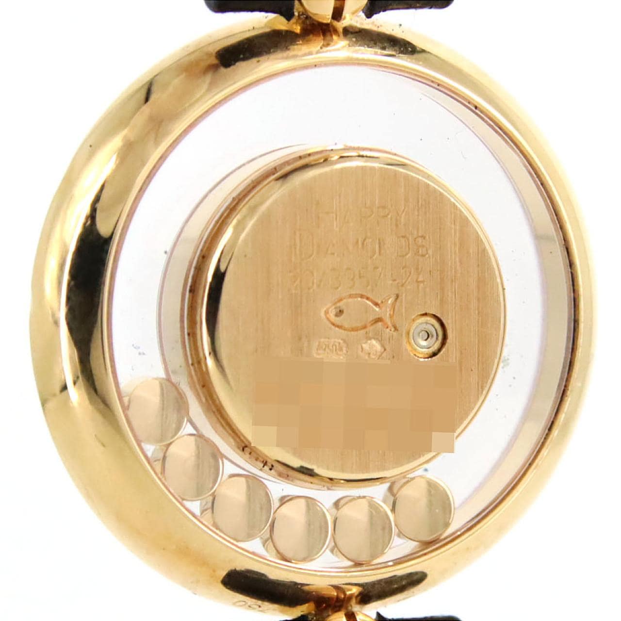 ショパール ハッピーダイヤモンド YG/2D･3P&1SRE 203957-0007 YG クォーツ